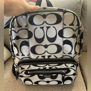 Coach Poppy Signature Backpack